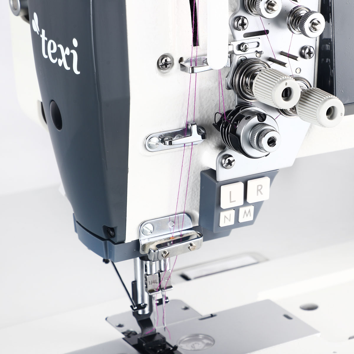 Automatic double needle lockstitch machine TEXI TWIN 6HF, medium