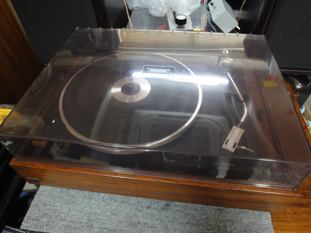 ☆MICRO レコードプレーヤー型クリーナー MR-611 (ローズカラー