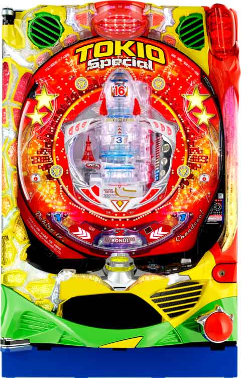 中古】パチンコ台 トキオデラックス 初代 羽根物 循環加工 TOKIO アム