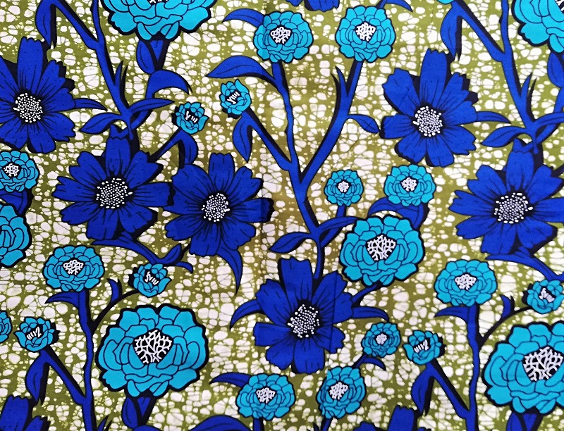 アフリカ ケニア 飾り布 ろうけつ染め ワックスアート アフリカ ケニア