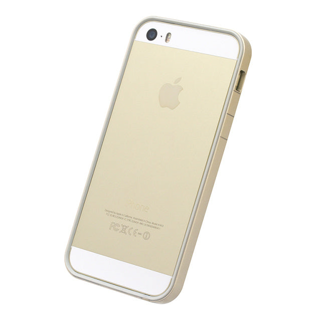 フラットバンパーセット for iPhone SE/5s/5 (ゴールド) – パワー