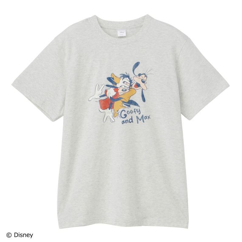 Disney（ディズニー）グーフィー＆マックス/ Tシャツ(アッシュ): 通常
