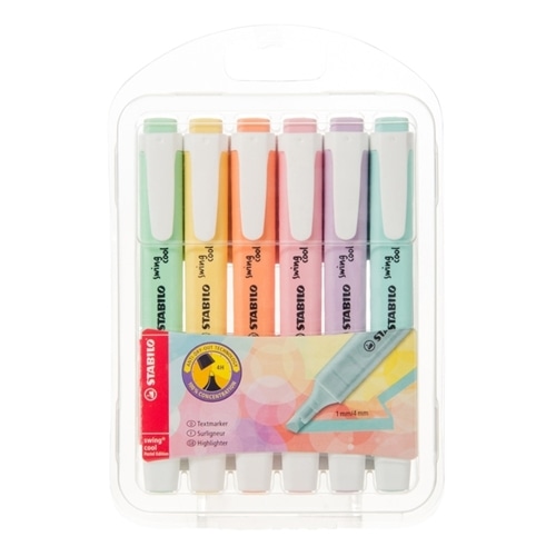 スタビロ スイングクールパステル6色セット