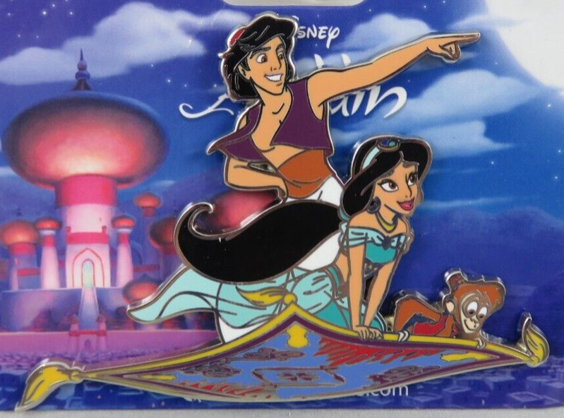 ディズニー限定セル画】アラジン＆ジャスミン Magic Carpet Ride