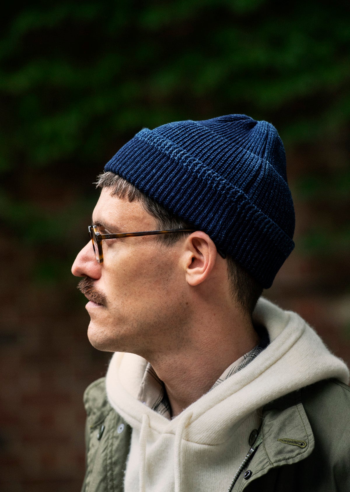 インディゴ染め ミリタリー ワッチキャップ - R5146｜ニット帽｜ROTOTO