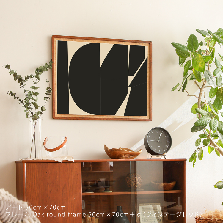Re:CENO product｜アートフレーム Oak round frame Re:CENO リセノ