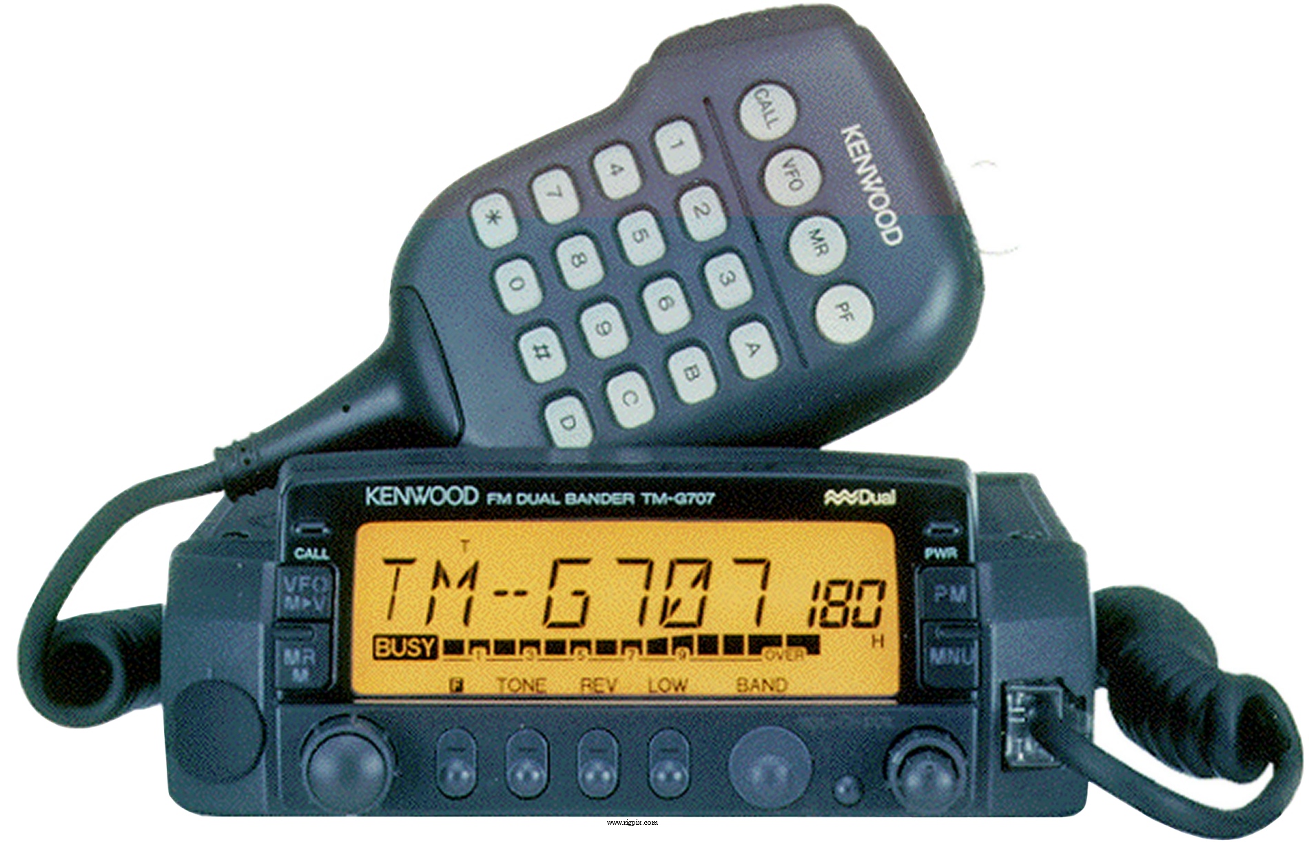 KENWOODディユアルバンドTM-707S 付属品あり…動作品 KENWOODディユアル