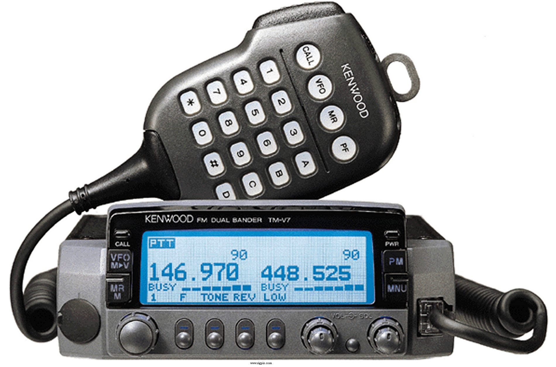 Yahoo!オークション - KENWOOD TM-V7 144／430MHz デュアルバンド 無線