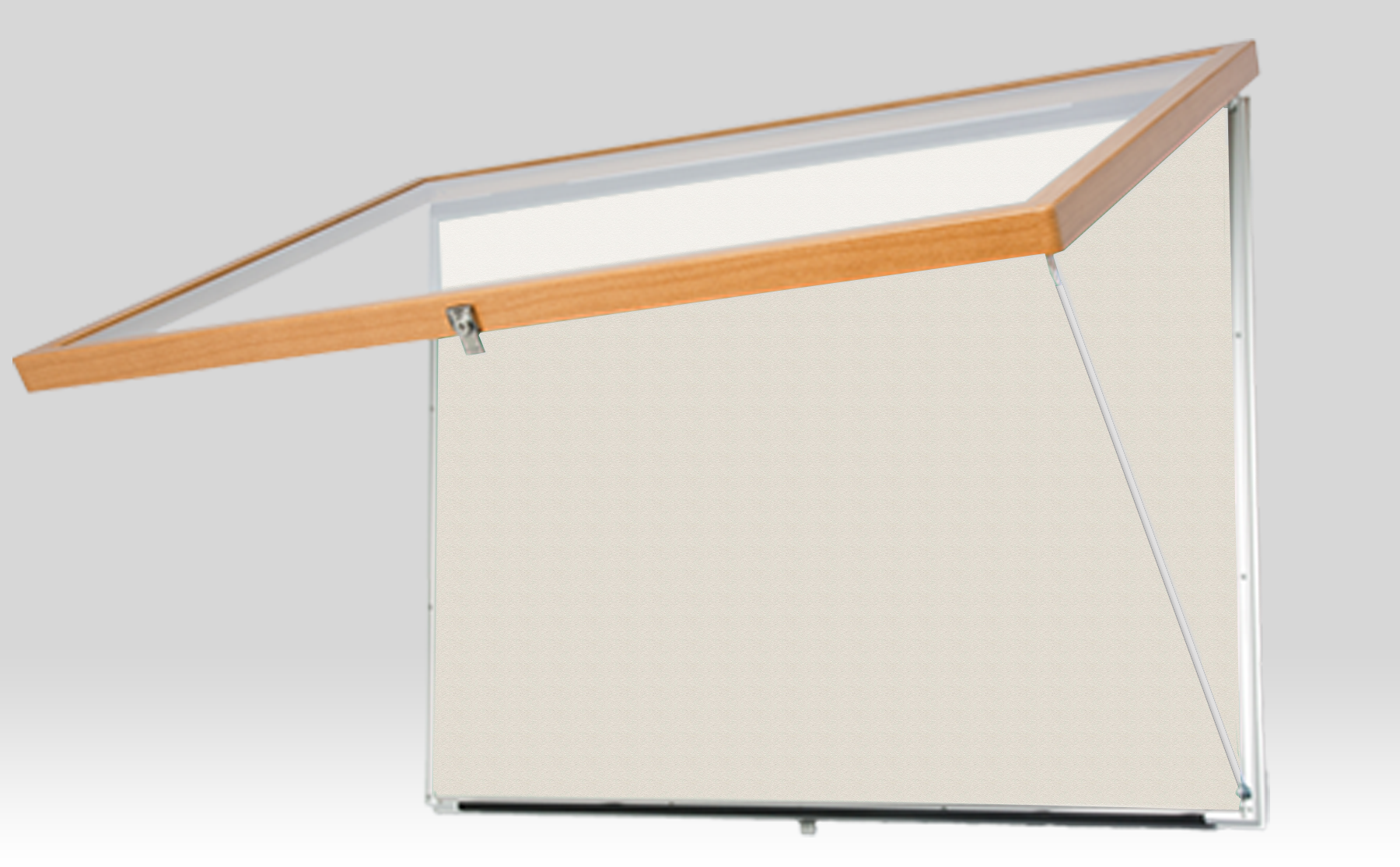 木目枠カバー付き掲示板(屋内用）品番：MULO-M