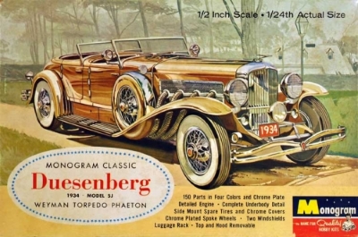 モノグラム 1/24 デューセンバーグ・モデルSJ 未組立品 希少 絶版