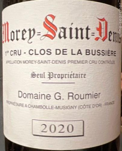 2018 Domaine Georges & Christophe Roumier Clos de la Bussiere