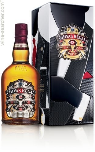 Chivas Regal 12 Year Old Blended Scotch Whisky 'Made for Gentleman