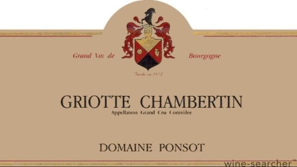 Domaine Ponsot Griotte-Chambertin Grand Cru, Cote de Nuits, France