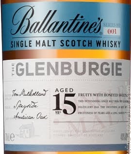 Ballantine's The Glentauchers 15 Year Old Single Malt Scotch
