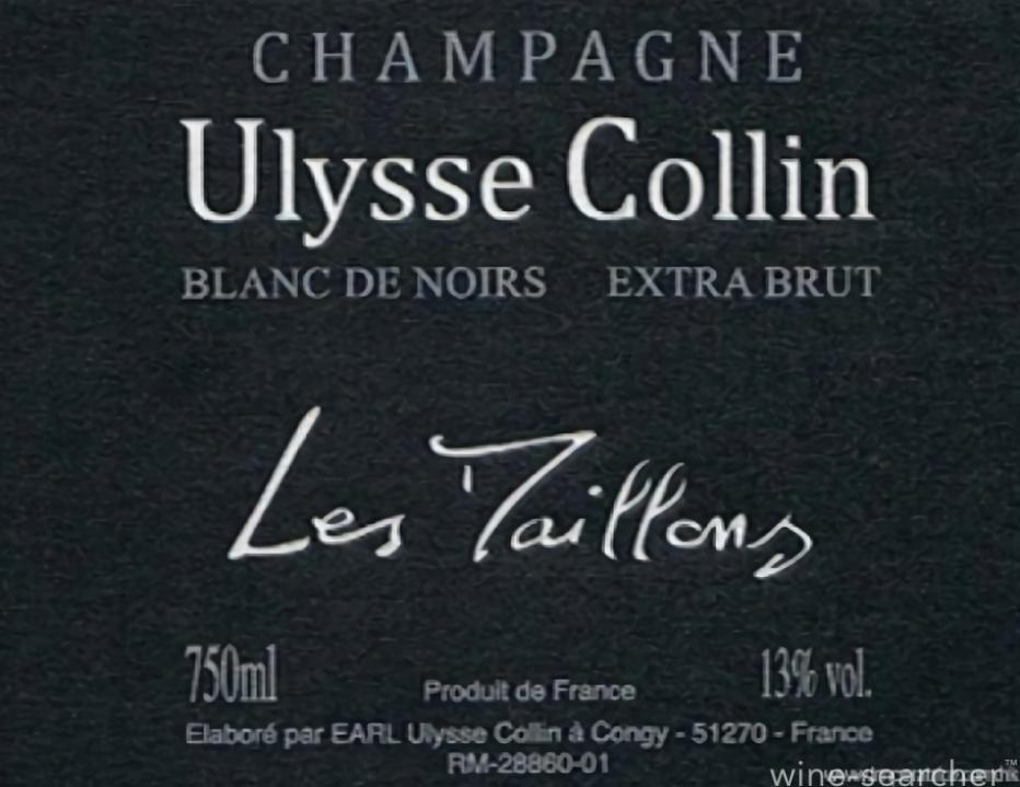 Ulysse Collin 'Les Enfers' Blanc de Blancs Extra Brut, Champagne
