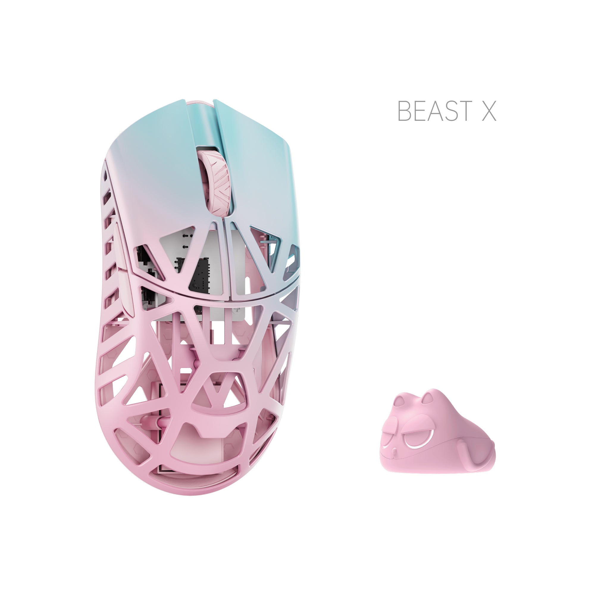 マウス・トラックボール WLMOUSE Beast X Mini Pro Pink Rabbit