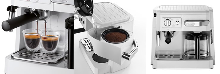 デロンギ コンビコーヒーメーカー [BCO410J-W] ホワイト
