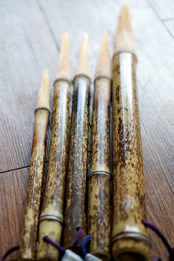 虎竹の竹筆 - 竹虎四代目がゆく！