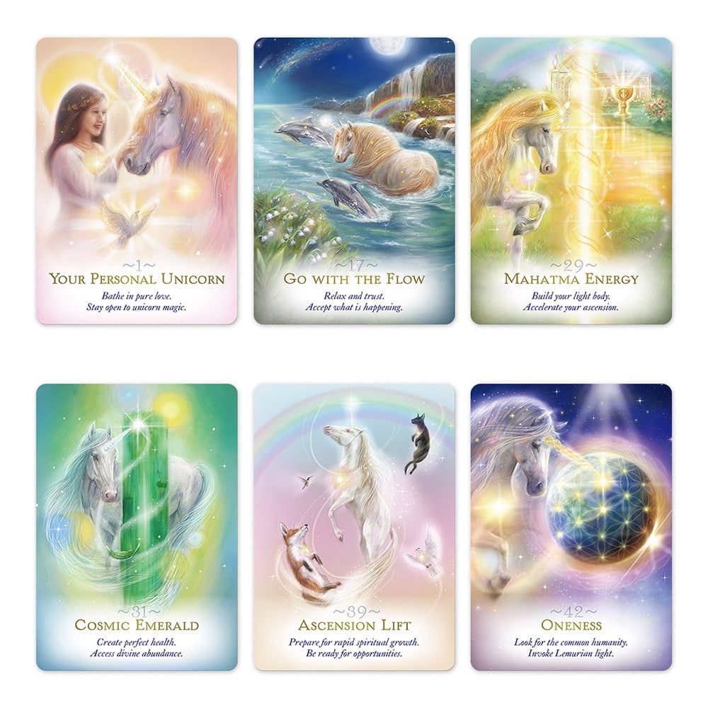 マジックオブユニコーンオラクルカード 日本語解説書付き - Magic of