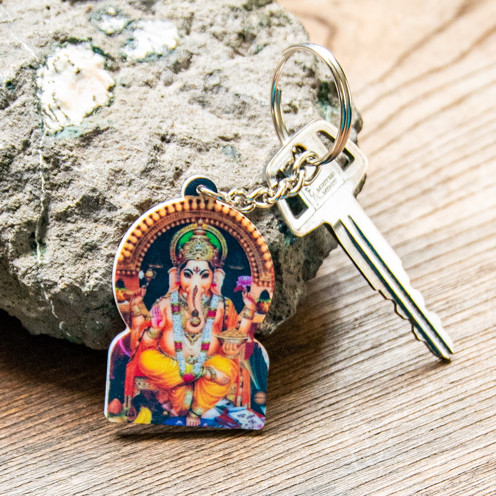 インドの 神様 キーホルダー ガネーシャ シヴァ ラクシュミ の通販