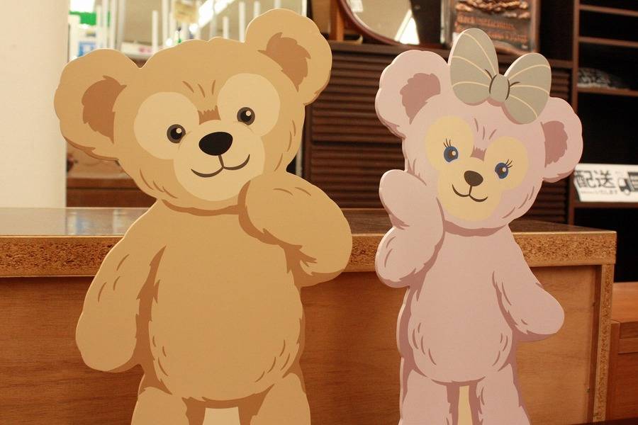 TDR ダッフィー シェリーメィ ウッドボード 中古 30周年 ダッフィー