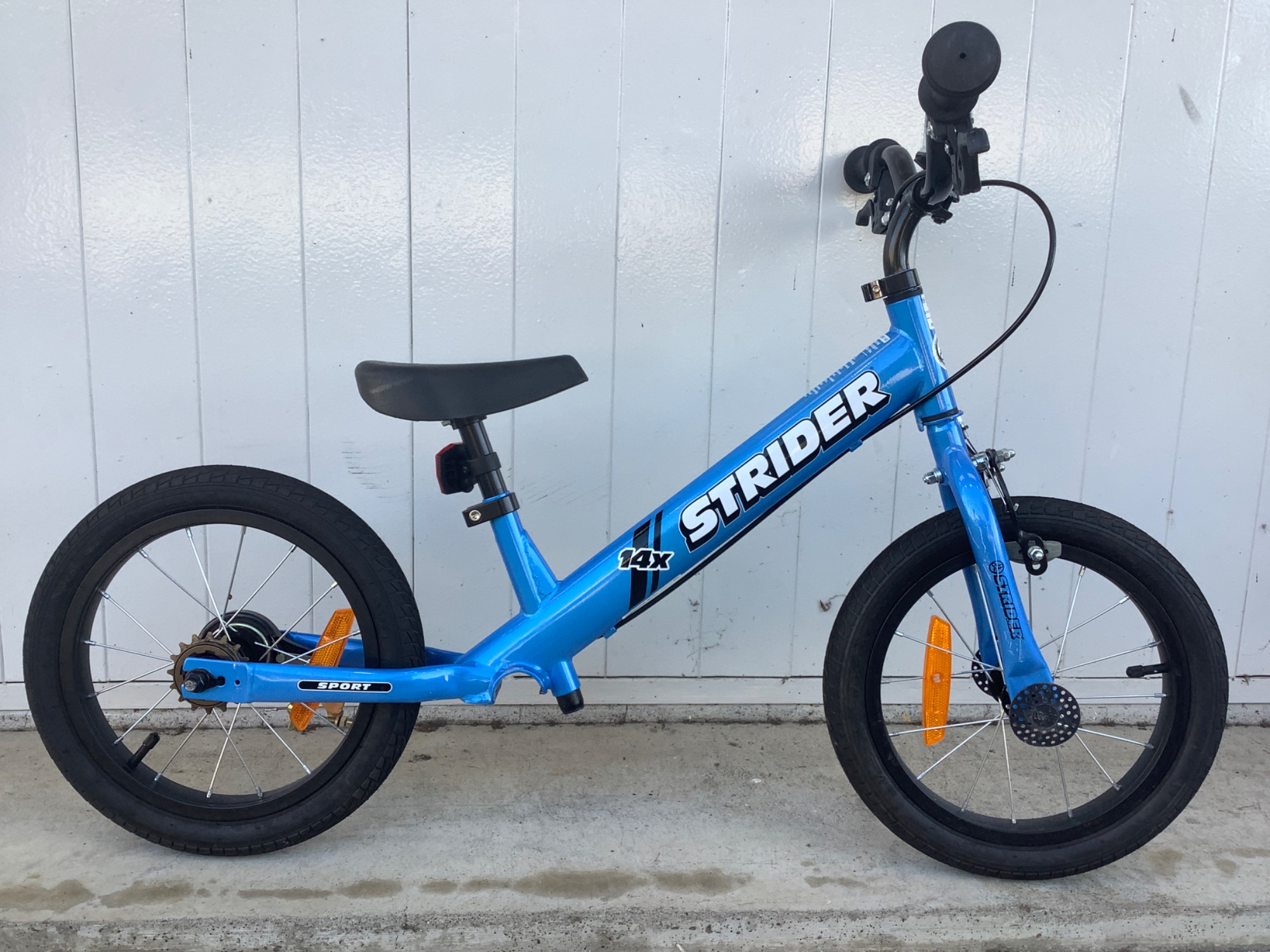 STRIDER 14X バランスバイク 青 スタンドあり 分解発送 楽天市場