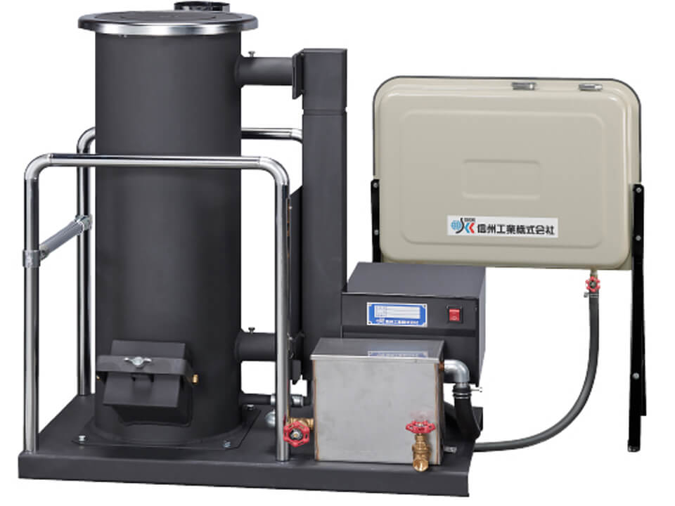 信州工業 SG-50DX 廃油ストーブ(90Lタンク付き) ウエダ金物【公式サイト】