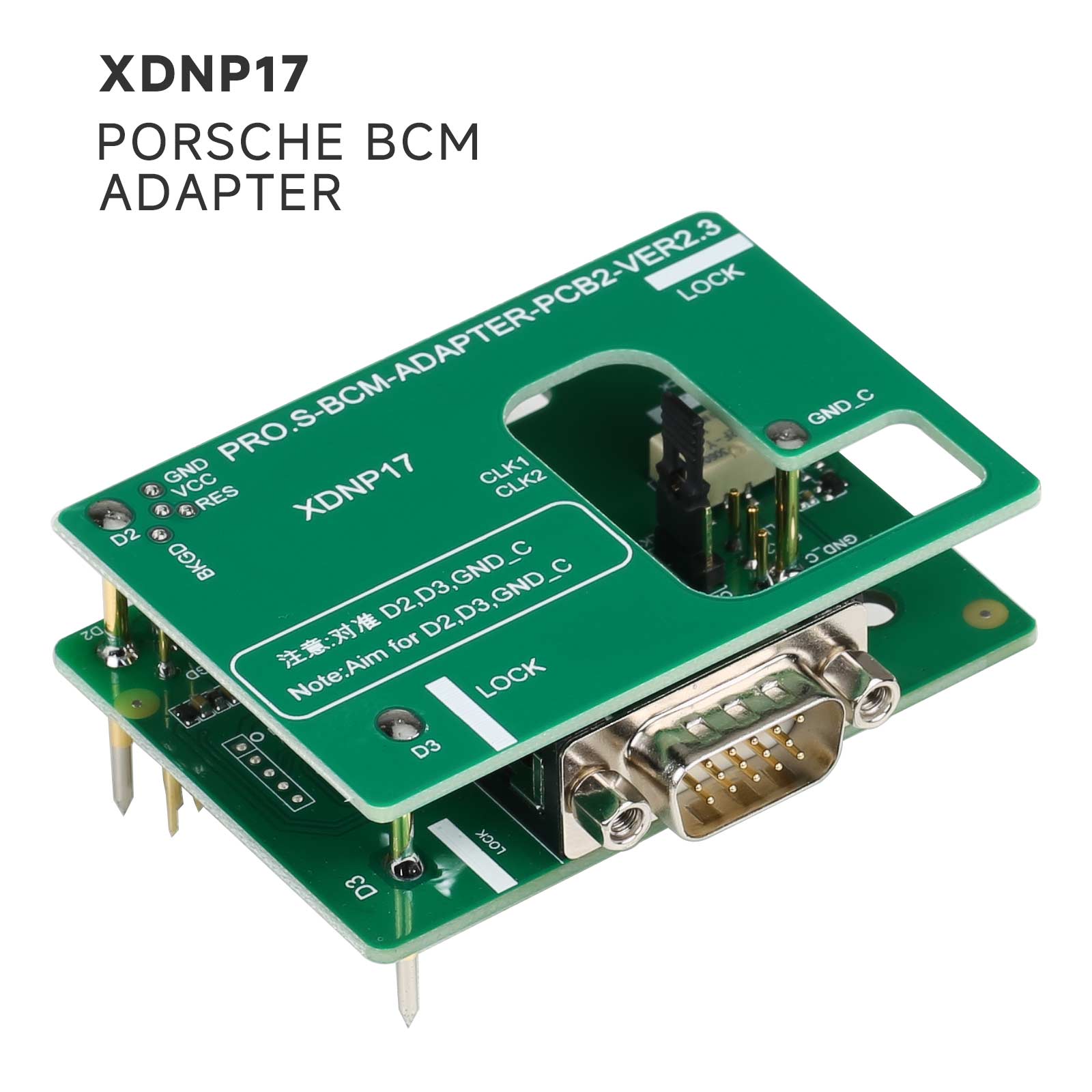 Xhorse XDNP17CH Adapters Solder-free Porsche Set For Xhorse MINI