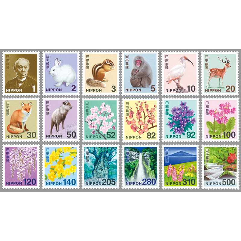 まとめ売り 使用済日本普通切手 平成シリーズ 各種 計4,570枚 紙付き