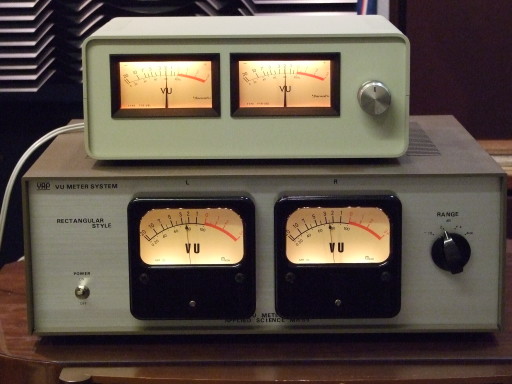 自作ステレオVUメーター199号機（YAMAHAピーク表示付） 自作 ステレオ