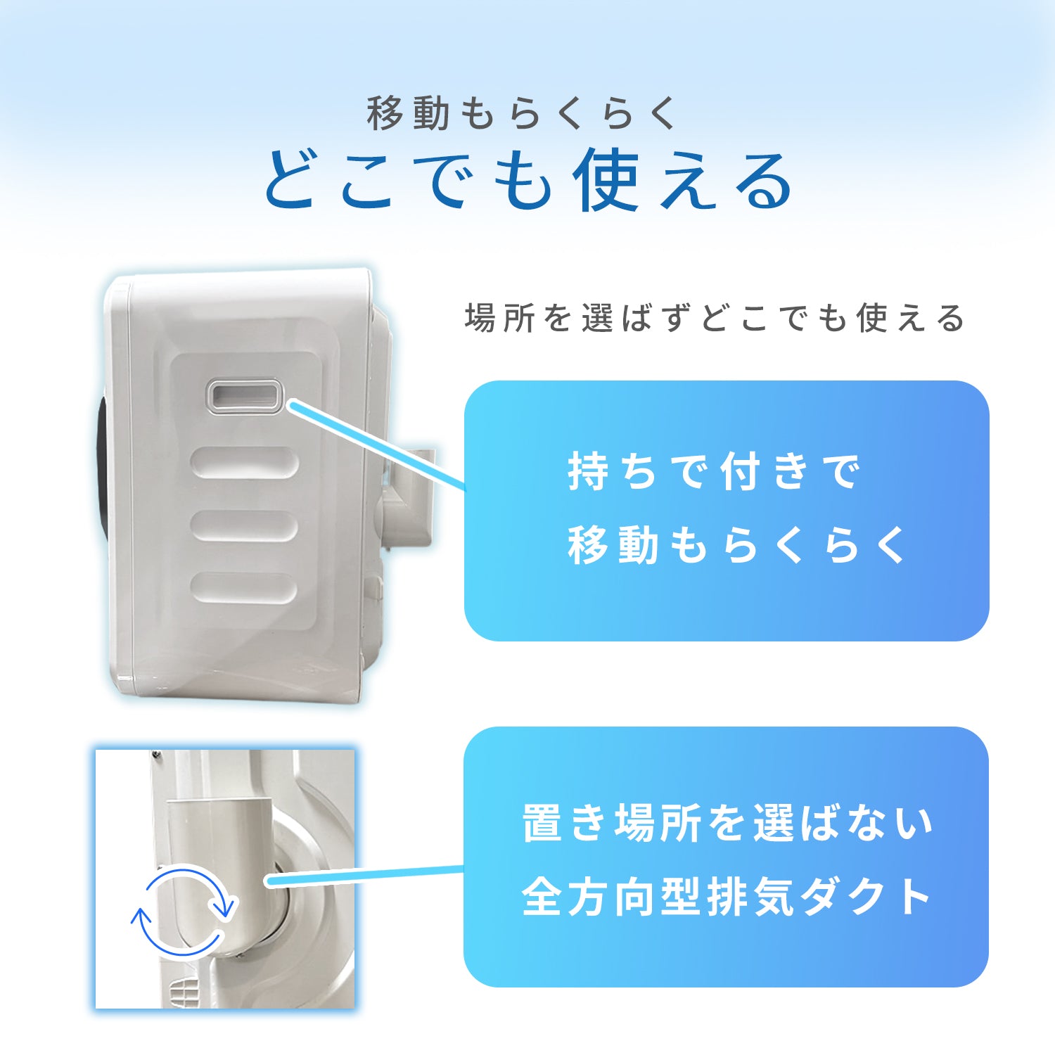 3kg 衣類乾燥機｜シックモデル タッチで操作｜衣類乾燥機・部屋干し