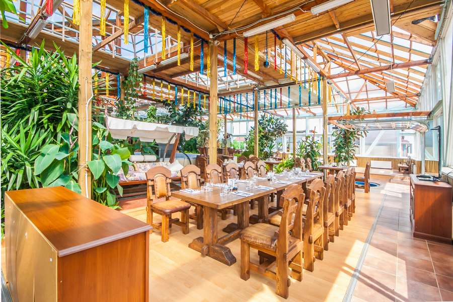 База отдыха на берегу озера Абузерье в Беларуси