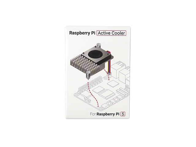 Raspberry Pi 5用公式アクティブクーラー: 開発ツール・ボード 秋月