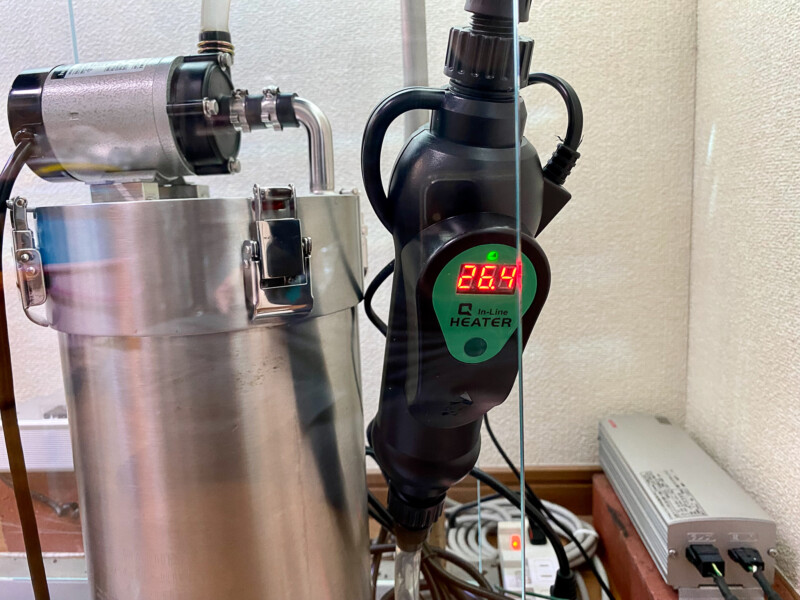 水槽ヒーター Quaford インラインヒーター300W レビュー - Aquarium Blog