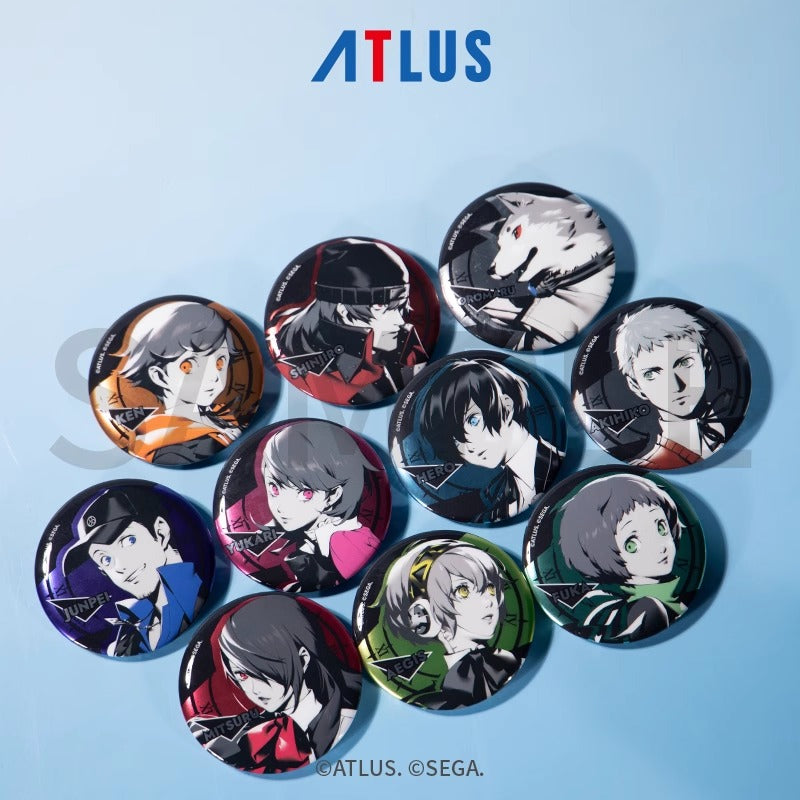 4) 未使用 ペルソナ3リロード 総攻撃 缶バッジ コロマル 販売 4) 未