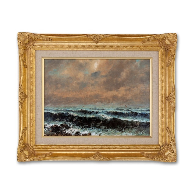 クロード・モネ 《積みわら》 大原美術館 複製画S 【公式通販】