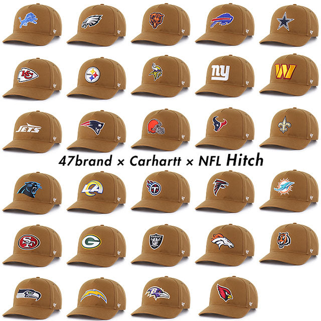 海外取寄 47ブランド NFL カーハート CARHARTT 47BRAND HITCH BROWN