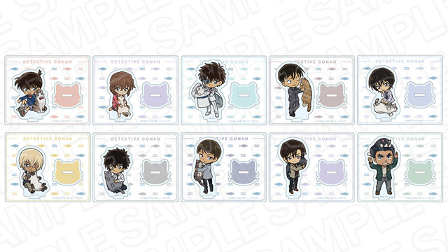 コナン」安室透、灰原哀、松田陣平らが“ねこ”と仲良し♪ デフォルメ