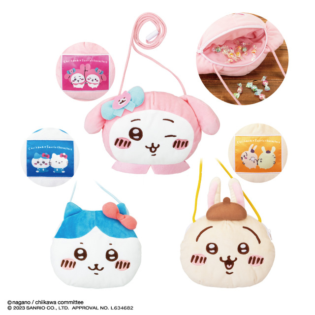 ちいかわサンリオ コラボ ちいかわ×キティ うさぎ×ポムポムプリン