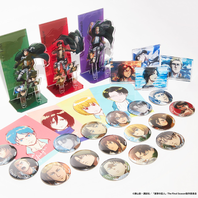 進撃の巨人 リヴァイ 兵長 wit studio 原画集 特典缶バッジ 進撃の巨人