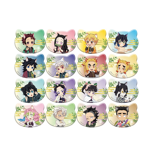 鬼滅の刃 ナンジャタウン ミニゲーム 特別任務賞ねこ型缶バッジ 時透