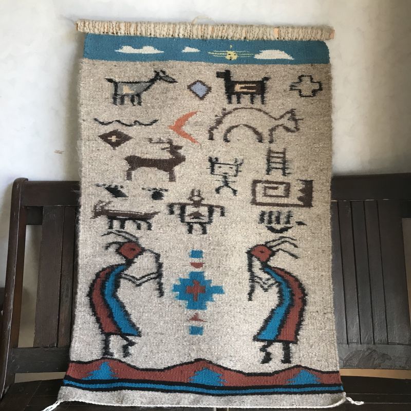 1920年代～ナバホラグNavajo Rug ネイティブ本物アリゾナインディアン
