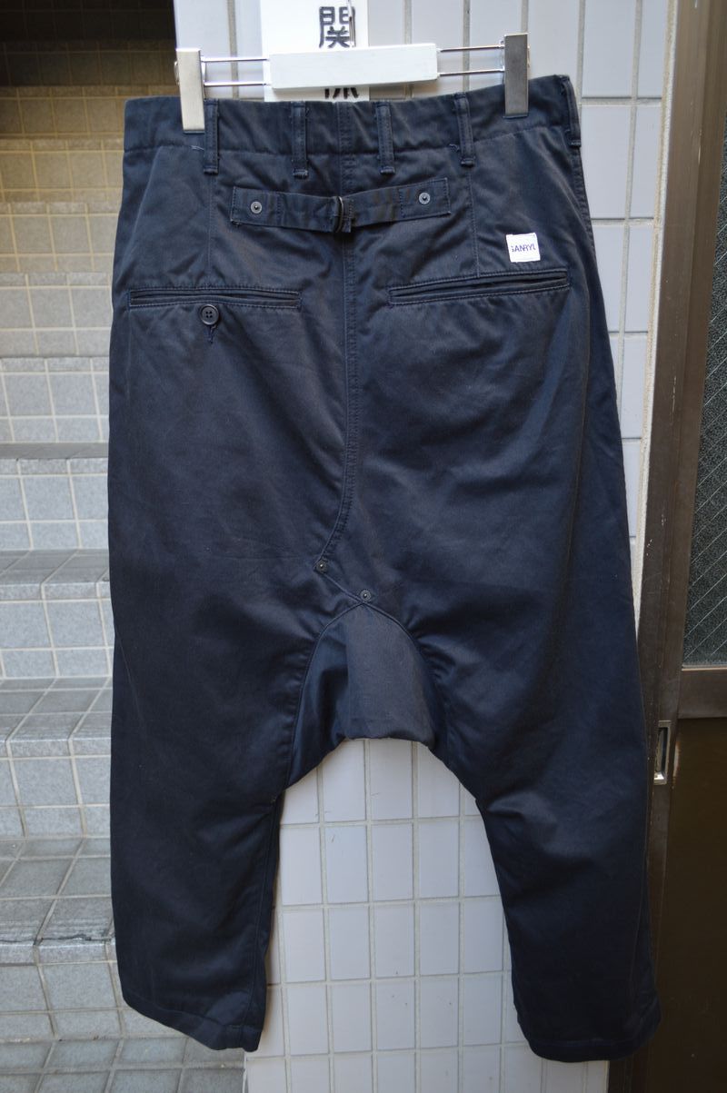 GANRYU】サルエルパンツ ネイビー GANRYU】サルエルパンツ ネイビー