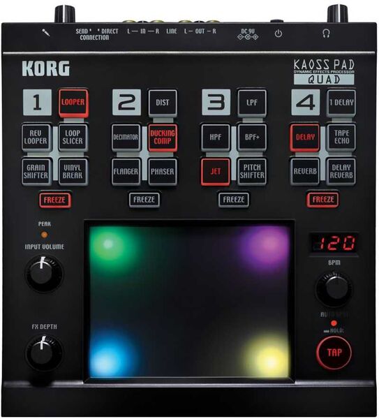 ASCII.jp：楽しさは音ゲー以上!? プロも遊べる「KAOSS PAD QUAD」 (1/4)