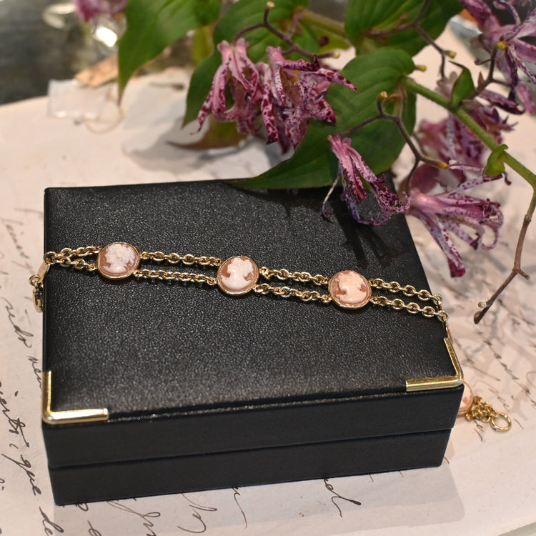 クラシカルな カメオブレスレット | 芦屋Antico