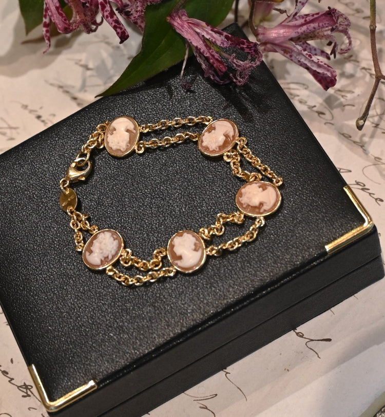 クラシカルな カメオブレスレット | 芦屋Antico