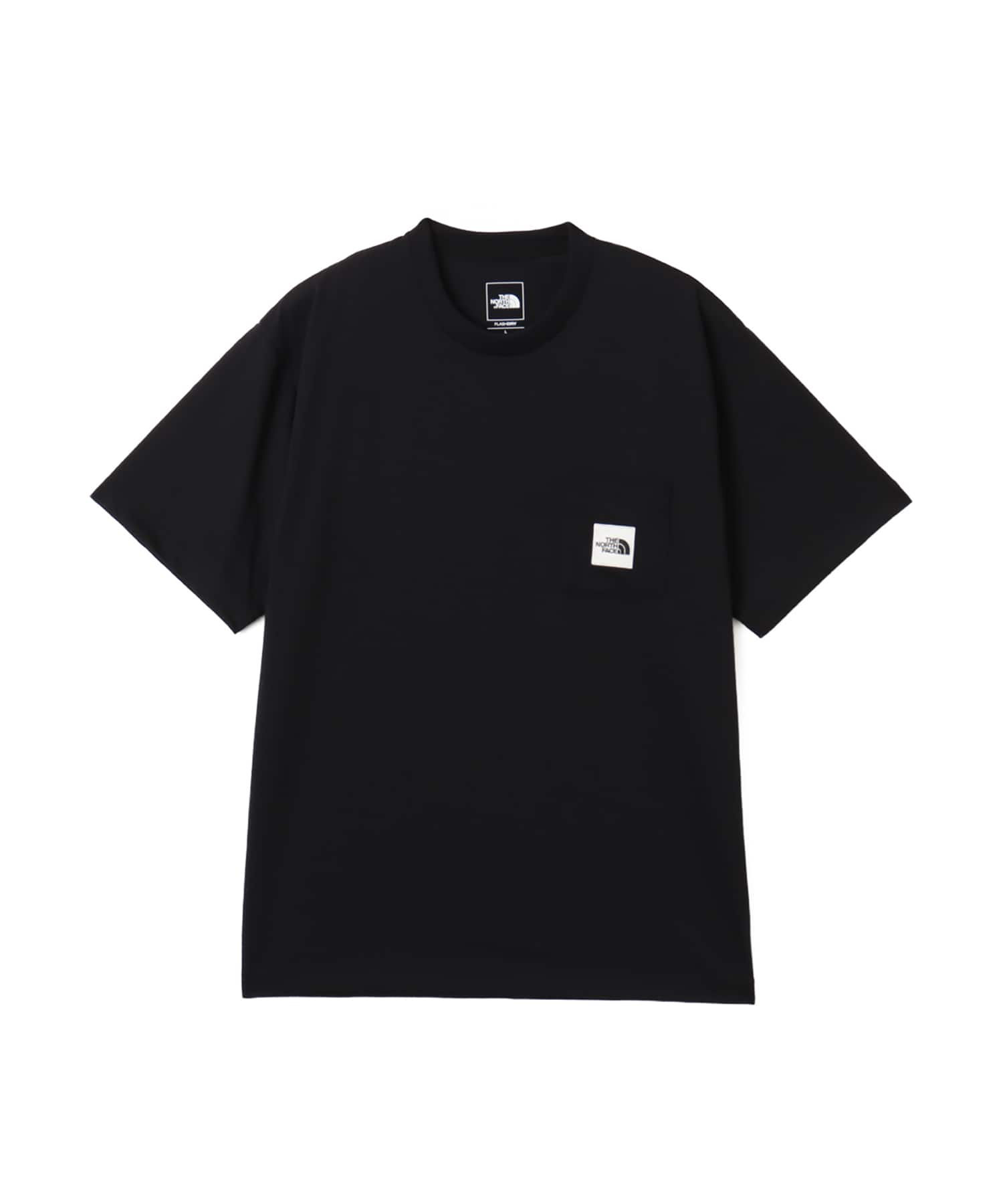 THE NORTH FACE S/S Square Logo Pocket Tee BLACK（ザ ノース