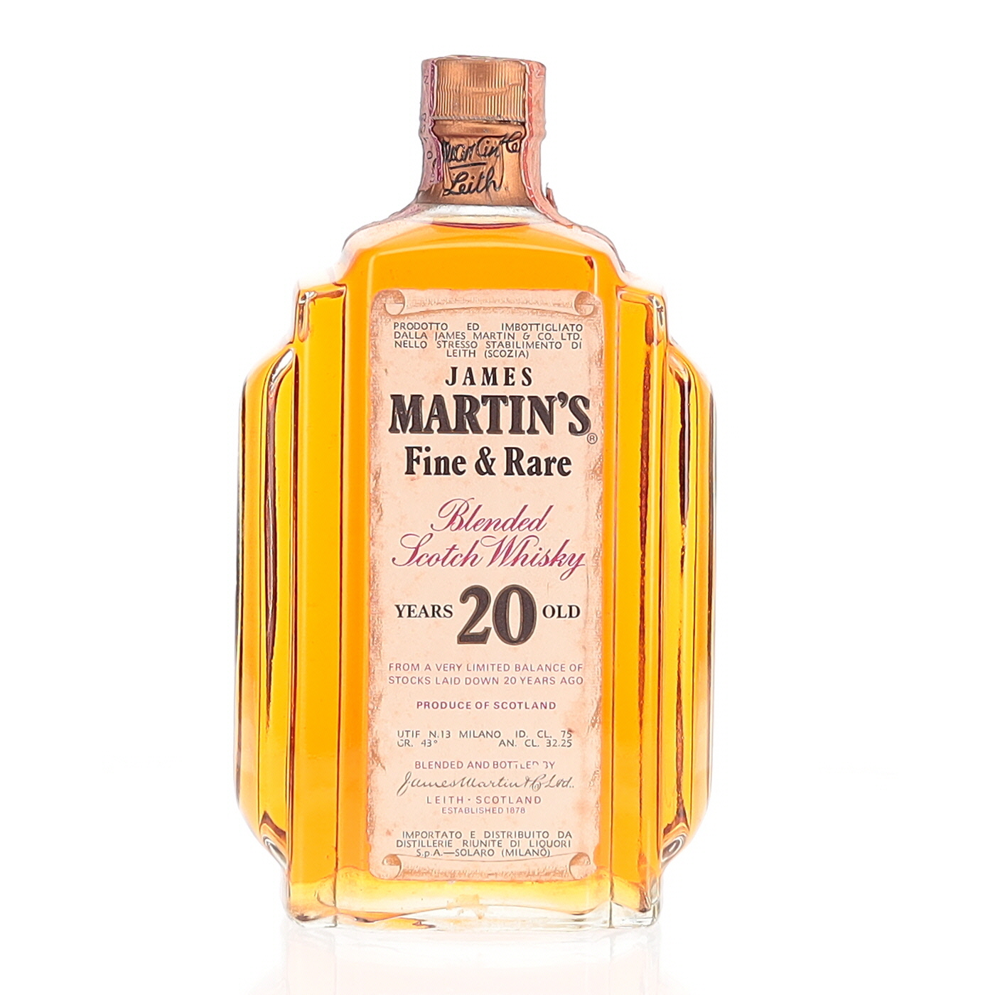 BAXUS - James Martin's 20 Year Fine & Rare 1970s Bottling