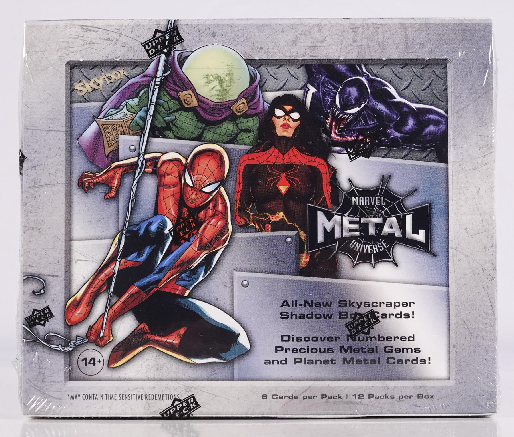Marvel Spider-Man Metal Universe Trading Cards Box (Upper Deck