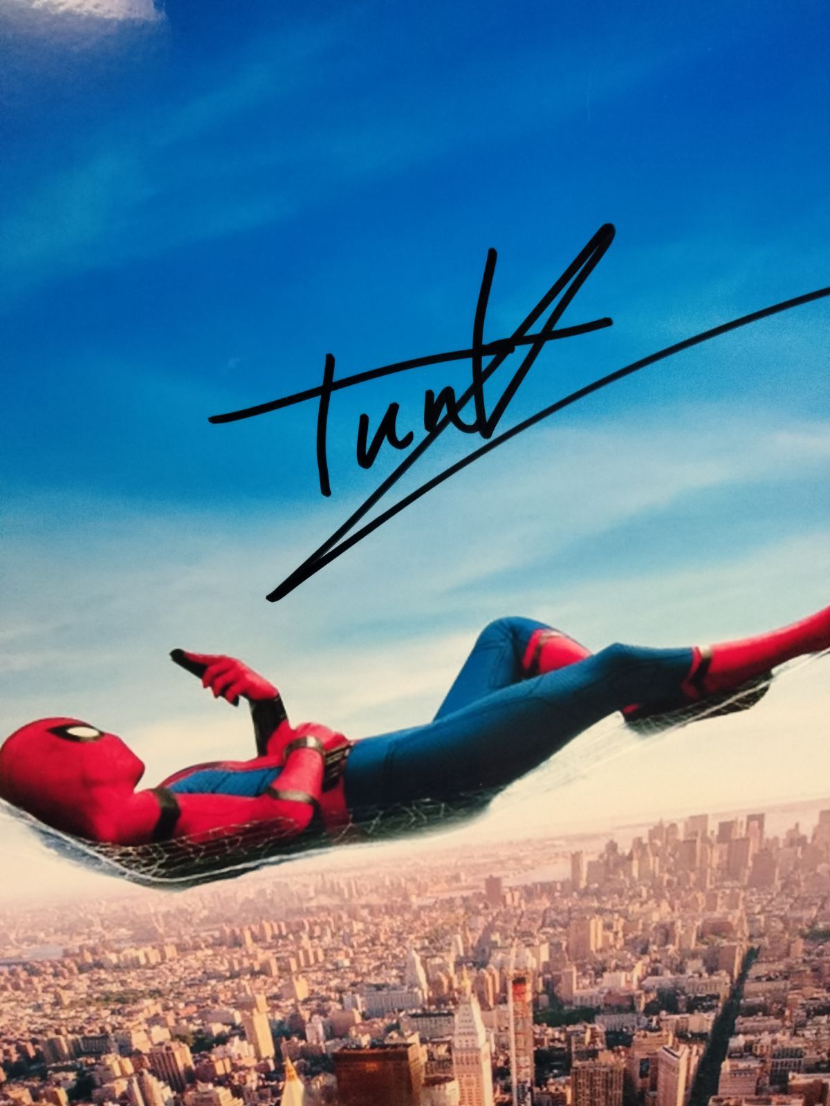upper deck トム ホランド スパイダーマン 直筆サイン トム・ホランド